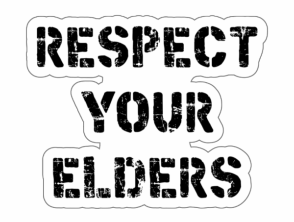Respect Your Elders sticker